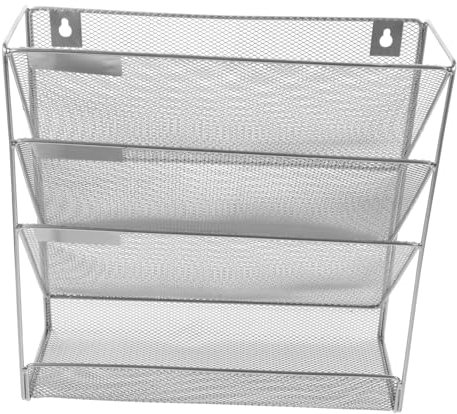 SHOWERORO Wandmontierter Dokumentenhalter Aus Multifunktionales Organizer-system Für Büro Schule Und Zuhause Stöckiger Akten Und Zeitschriftenständer