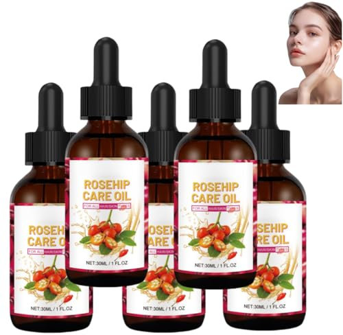 Olio essenziale di rosa canina per il viso, olio essenziale di rosa canina per la cura della pelle per le donne, olio essenziale di rosa canina naturale, olio per la cura della pelle per il viso