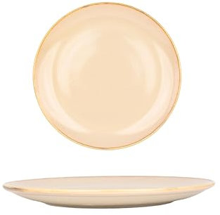 Bonna Assiette à dîner - Sand Hygge - Porcelaine - 25 cm - lot de 6