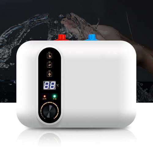 1500W Electric Instant Water Heater, Tankless Mini Hot Water Heater for Sink Kitchen Home, Energy Efficient, White