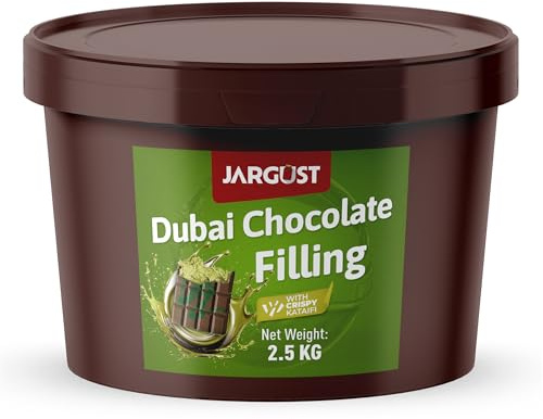 Bulk Dubai Chocolate Filling, Pistachio Cream with Kataifi, 2.5kg