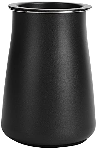 Grcfumo Stainless Steel Hand Coffee Sifter, Anti Skid Sieve Powder, Hand Crank Flour Sifter with Lid for Sieving Powder Receiving Powder