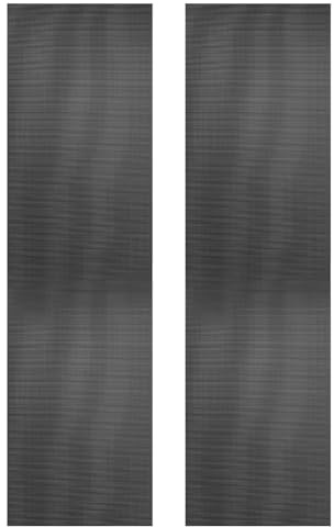 PATIKIL PC Fan Dust Mesh 300x1000mm, 2 Pcs PVC Computer Cooler Dust Filter PC Case Cover Grills for Computer Cooler Fan Case Dustproof, Black(0.8mm Hole)
