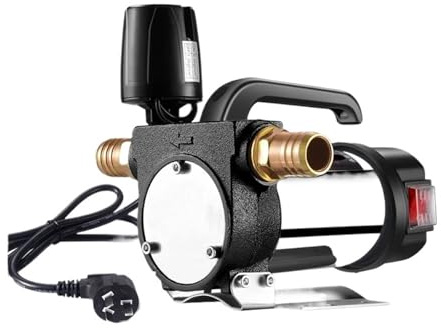 Bomba De Aceite Eléctrica Portátil 12 V/24 V/220 V Con Parada Automática Bomba Transferencia Combustible Diésel Y Queroseno Dispensador Aceite Autocebante Bomba Combustible(12V)