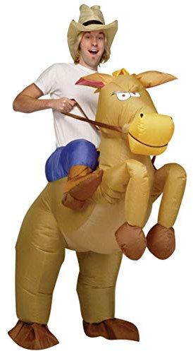 AirSuits Inflatable Horse and Cowboy Fancy Costume Dress Suit