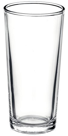 Caña Lisa 85689 Vaso, Transparente, 14 cl, Set de 6