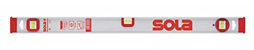 Sola 1256501 Alu-I-Wasserwaage ID 40 cm in grau/rot
