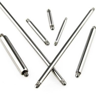 Stab aus Chirurgenstahl mit 1.6mm Gewinde 28mm