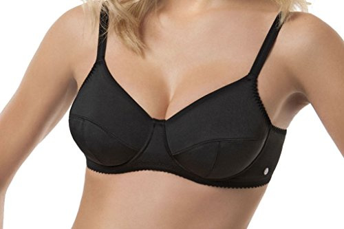 Si e Lei Reggiseno Donna 962 liscio con ferretto Coppa C - colori Bianco Nero Skin