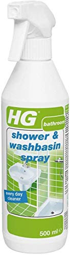 3 X Shower & Washbasin Spray 500 ml – is a Bathroom Cleaner for The Quick Removal of Minor limescale, Skin Grease and soap Residue