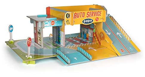 Papo -Handbemalt - Figuren City-Die Autowerkstatt-60500-Sammelbar-Für Kinder - Geeignet für Jungen und Mädchen - Ab 3 Jahren