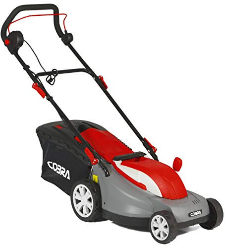 Cobra GTRM38 38cm (15in) Electric Lawnmower with Roller - Powerful 1600w motor