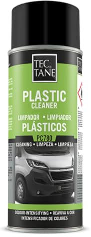 TECTANE LIMPIADOR DE PLASTICOS PC 780, Spray de Limpieza Para Superficies de Plástico, Bote de 400 ml