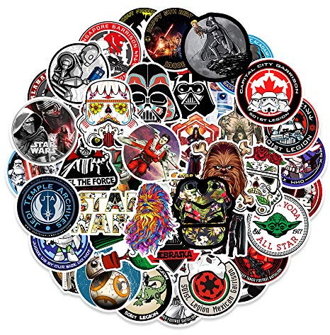Star-W 100 pegatinas de vinilo impermeables para portátil, parachoques, botellas de agua, ordenadores, teléfonos, cascos, pegatinas para coche y calcomanías