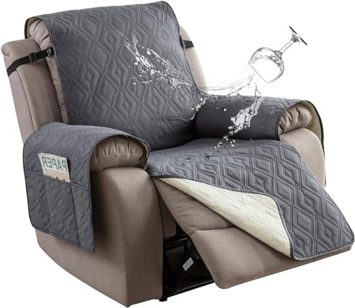 Sesselschoner für Relaxsessel Fernsehsessel, Sesselschoner mit Armlehne, Sesselüberwurf Sesselüberwürfe, Fernsehsessel Bezug, Schonbezug Sessel, Sesselschoner Rutschfest, Sesselauflage ( Color : Color