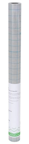 SEMPLIX Filmoplast® selbstklebendes ausreißbares Stickvlies: Zum Fixieren von Stoffen die Nicht in den Stickrahmen können (schwarz, 50 cm x 4,9 m)