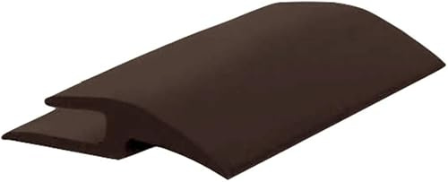 Roppe Vinyl Ceramic Wood Carpet Transition Profile #182, Brown, 3/8 H X 12' L X 1-1/2 W