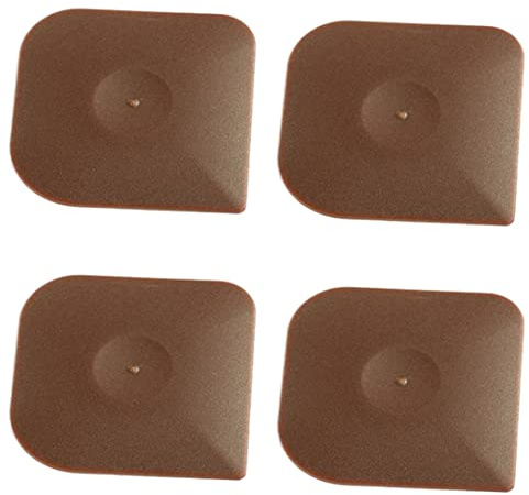 Peosaard Pan Srapers, 4pcs Pot Scraper Plastique, Nylon à Main Nylon sans gratter Outils de Nettoyage pour la Cuisine