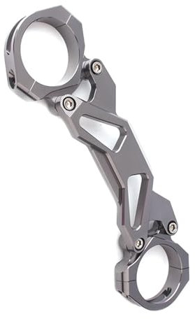 Motorcycle Shock Absorber For Kawa&saki Z900 Z 900 2017-2020 Motorcycle Front Fork Suspension Shock Absorber Balance Bracket Brace Stabilizer Clamp(Titanium)