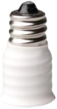 Zymoplas Portalampada da E12 a E14 Portalampada di ricambio Adattatore per base leggera Vite convertitore di illuminazione Accessorio di conversione manuale
