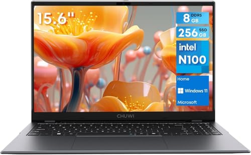 LMHTRADE GemiBook Plus 15.6'' Laptop 8GB RAM 256GB SSD Ordenador Win 11 Laptop de generación Alder Lake N100 (hasta 3.4GHz)