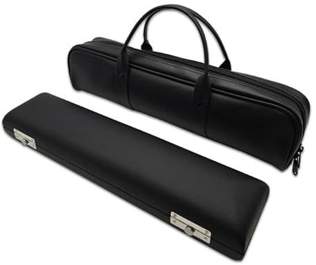 Bolsa para flauta de 17 agujeros, a prueba de polvo, funda de transporte acolchada de piel sintética, bolsa protectora impermeable