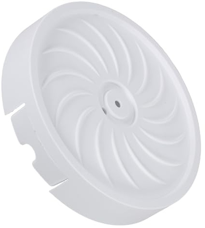 Kisangel Pflanzenroller Rund 25cm aus Kunststoff mit 360° Rollen Abnehmbarem Abtropfblech und Ablaufsystem für Blumentöpfe Innen und Außen