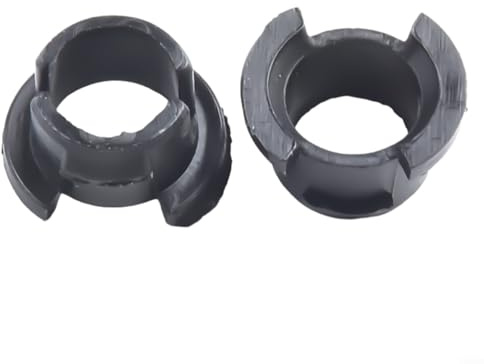 DAZZLEEX Set di 5 boccole flangiate per tosaerba, diametro interno 1,0 cm, diametro esterno 1,3 cm, flangia da 1,6 cm, in plastica, compatibili con 741-04