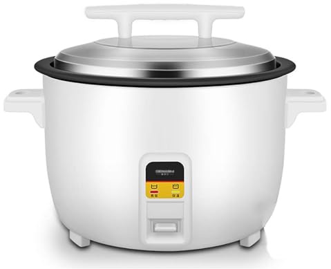 Cuociriso e vaporiera per alimenti di grande capacità, per uso commerciale e domestico, ideale per 4-20 persone