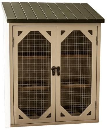 Wooden Egg Storage Cabinet Holds 12 Eggs - Vintage-style Egg Holder For Kitchen Worktops, Double Doors Deisgn, Rustic Farmhouse Eggs Rack For Home Kitchen Countertop Pantry Grocery
