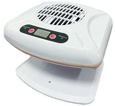 Woideklu Sèche-ongles électrique avec Flux D'air Puissant, Fonction Air Chaud et Froid, Appareil de Séchage pour Outils de Manucure, Blanc