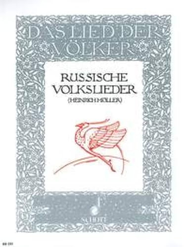 Russische Volkslieder: Singstimme und Klavier.