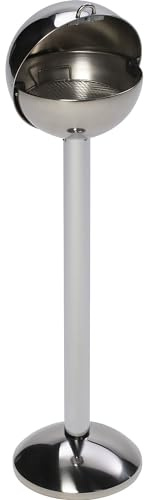 VAR | Kugel-Standascher aus Edelstahl | Zur Sandbefüllung, Höhe 970 mm, Ø 260 mm