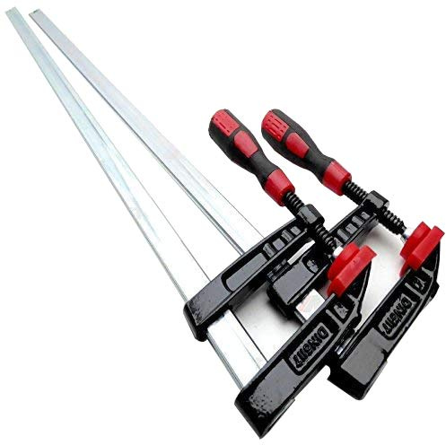 F Clamp Bar clamp Heavy Duty 300mm x 50mm (12) long quick slide x 2 clamps