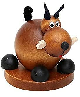Holz-Räucherfigur Hund, ca. 10 cm (521949)