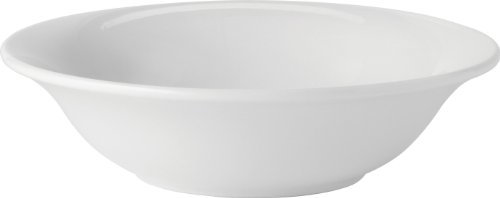Utopia Porcelain Breakfast Bowls, 24 Pack, 11.5oz / 330ml, Microwave and Dishwasher Safe, Modern Style, White
