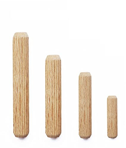 Holzdübel, Riffeldübel aus Buche Ø 6-18mm / Länge 20-160mm (50, Ø 6 x 60mm)