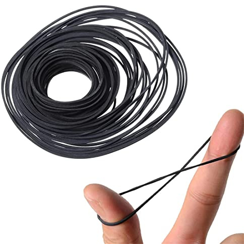 Lot de 56 Ceinture Cassette Tape Universelle, courroies carrées pour réparation d'enregistreur, baladeur, lecteur DVD, CD-ROM, Courroie pour Enregistreur