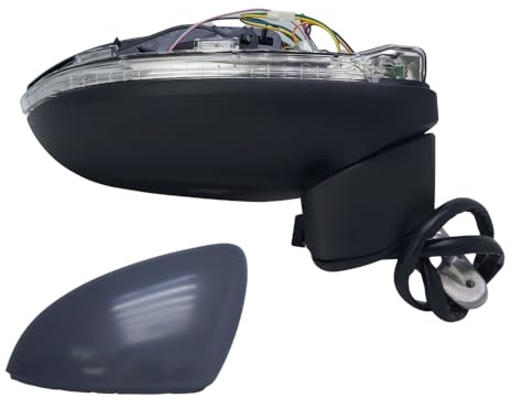 Spieg Außenspiegel Rechts für Volkswagen Touran 5T, 5T1 2015-2025 Elektrisch Einklappbar, Speicherfunktion, Umfeldbeleuchtung, Blinklicht, 13 PIN