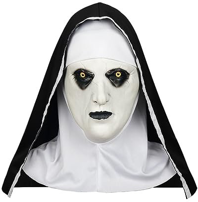keland the Nonne Gruselige Latex Vollkopfmaske Maske Horror Halloween Requisite (Stil-A)