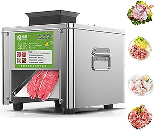 LTSRLL Hachoir à Viande INOX Electrique 200kg par Heure Hachoir Electrique Commercial Capable moudre Viande, remplir saucisses, Professionnel pour Restaurants, supermarchés, et boucheries,10mm