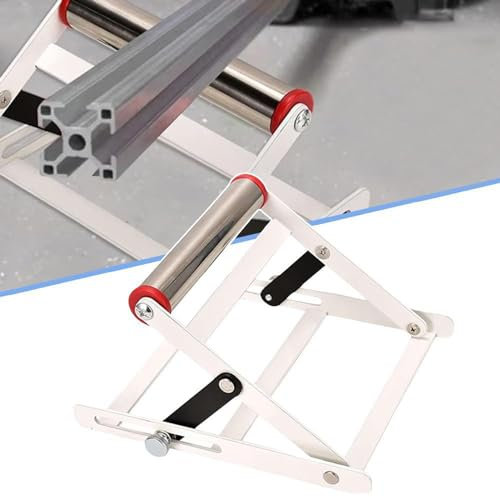 Rusopobe Upgrade des verstellbaren Schneidemaschinen Stützrahmens, des faltbaren Gehrungssägen Rollenständers des Metallschneidemaschinen Arbeitsständers und des Schneidemaschinenaufsatzes