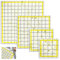 LPAMABA 4 Stück Patchwork Lineal Set (4.5/6/9.5/12.5) Quilt-Lineale Acryl Quilten Lineal mit Skala Quadratisches Quiltlineal Patchwork-Vorlagen Nählineal Schneiderlineal zum Quilten und Nähen
