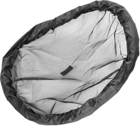 Levemolo Floating Island Planter Pond Netting Fish Barrier Floating Plant Ring Water Plants Protector Black Fabric