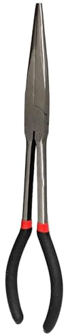 Mr. Gadget's Solutions 11-Inch Super Long Needle-Nose Pliers – Precision Tool with Extra Long Handle for Tight Spaces, Ideal for Electrical Work, Repairs, and DIY Projects