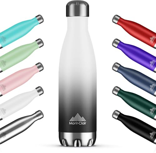 H2O Trinkflasche aus Edelstahl 750 ml Auslaufsicher