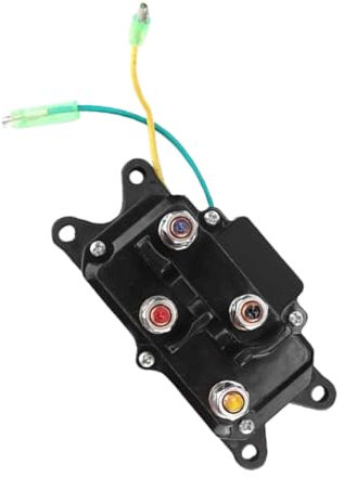 PartyKindom 250a Seilwinden-magnetrelais Für Atv Utv Lkw Ersatzteile Für Elektrische Seilwinden Mit Wasserdichtem Magnet Und Elektrischem Steckverbinderzange