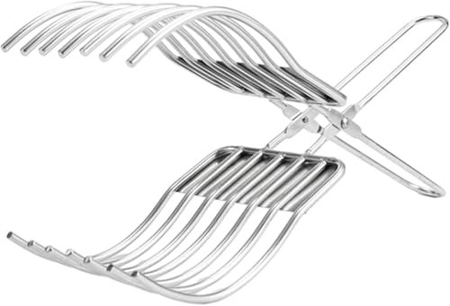 Acciaio inossidabile Arrosto Prosciutto Pane Carne Formaggio Strumento di Taglio Cibo Facile da Affettare Pinze per Cucina Cottura 28X9.3CM