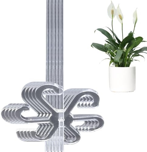 Pack of 5 Plant Support Shrub Holder, Stem Supports for Indoor Plants, Plant Stem Holder, Plant Support Gripper, Plant Clips for Monstera Trellis and Alocasia, Tomatoes Hydrangea