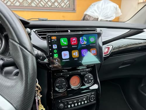 【2+64 GIGA】Car Tablet Android 14 autoradio per Citroen C3 DS3 2010-2016 Navi GPS Stereo wireless CarPlay Android Auto Bluetooth DAB WiFi NERO